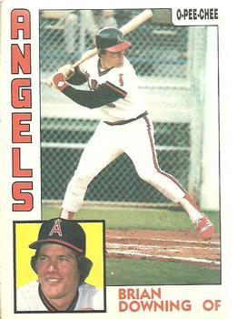 #135 Brian Downing - California Angels - 1984 O-Pee-Chee Baseball