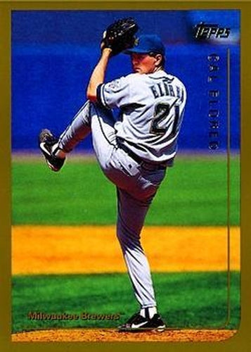 #135 Cal Eldred - Milwaukee Brewers - 1999 Topps Baseball