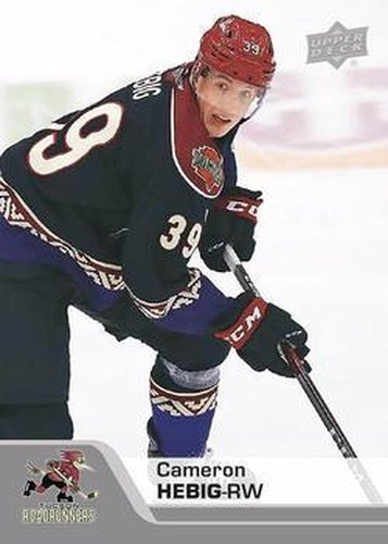 #135 Cameron Hebig - Tucson Roadrunners - 2020-21 Upper Deck AHL Hockey