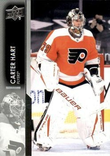 #135 Carter Hart - Philadelphia Flyers - 2021-22 Upper Deck Hockey