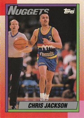 #135 Chris Jackson - Denver Nuggets - 1992-93 Topps Archives Basketball