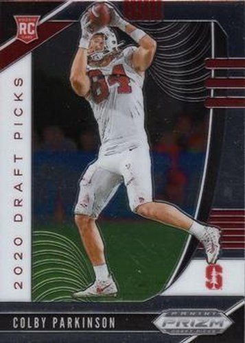#135 Colby Parkinson- Stanford Cardinal - 2020 Panini Prizm Draft Picks Football