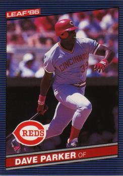 #135 Dave Parker - Cincinnati Reds - 1986 Leaf Baseball