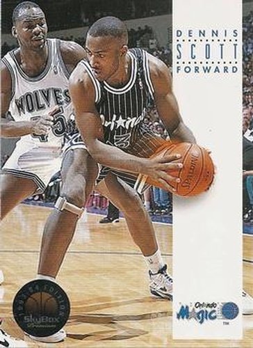 #135 Dennis Scott - Orlando Magic - 1993-94 SkyBox Premium Basketball