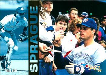 #135 Ed Sprague - Toronto Blue Jays - 1994 Select Baseball