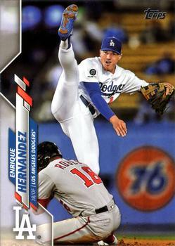 #135 Enrique Hernandez - Los Angeles Dodgers - 2020 Topps Baseball