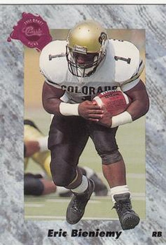 #135 Eric Bieniemy - San Diego Chargers - 1991 Classic Four Sport