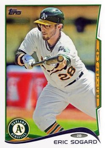 #135 Eric Sogard - Oakland Athletics - 2014 Topps Baseball