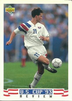 #135 Eric Wynalda - USA - 1993 Upper Deck World Cup Preview English/Spanish Soccer