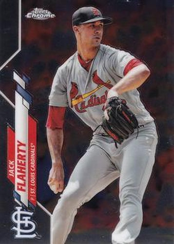 #135 Jack Flaherty - St. Louis Cardinals - 2020 Topps Chrome Baseball