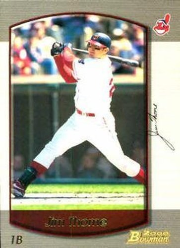 #135 Jim Thome - Cleveland Indians - 2000 Bowman Baseball