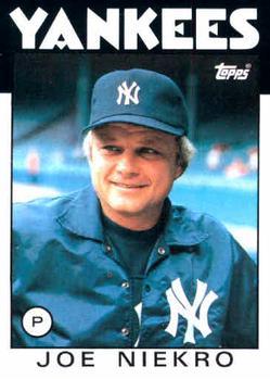 #135 Joe Niekro - New York Yankees - 1986 Topps Baseball