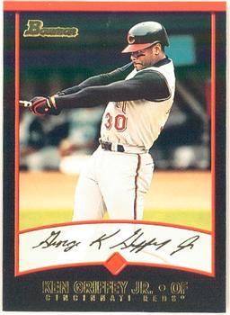 #135 Ken Griffey Jr. - Cincinnati Reds - 2001 Bowman Baseball