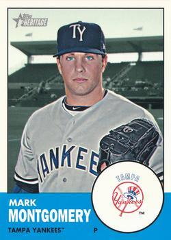 #135 Mark Montgomery - Tampa Yankees - 2012 Topps Heritage Minor League Baseball