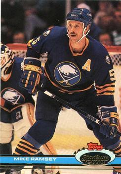 #135 Mike Ramsey - Buffalo Sabres - 1991-92 Stadium Club Hockey