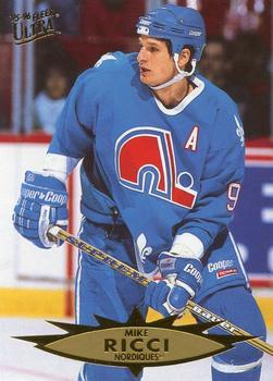 #135 Mike Ricci - Quebec Nordiques - 1995-96 Ultra Hockey