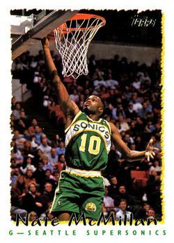 #135 Nate McMillan - Seattle SuperSonics - 1994-95 Topps Basketball