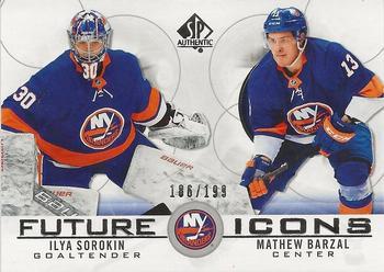 #135 Ilya Sorokin / Mathew Barzal - New York Islanders - 2020-21 SP Authentic Hockey