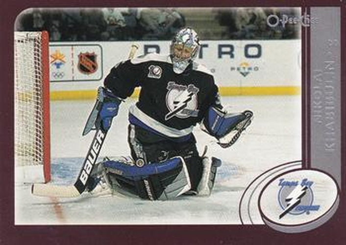 #135 Nikolai Khabibulin - Tampa Bay Lightning - 2002-03 O-Pee-Chee Hockey