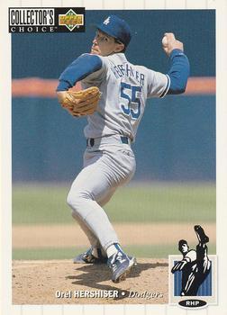 #135 Orel Hershiser - Los Angeles Dodgers - 1994 Collector's Choice Baseball