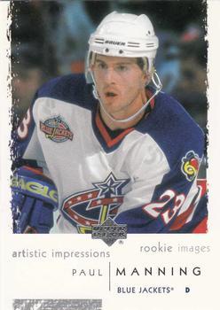#135 Paul Manning - Columbus Blue Jackets - 2002-03 UD Artistic Impressions Hockey