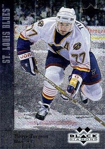 #135 Pierre Turgeon - St. Louis Blues - 1996-97 Upper Deck Black Diamond Hockey
