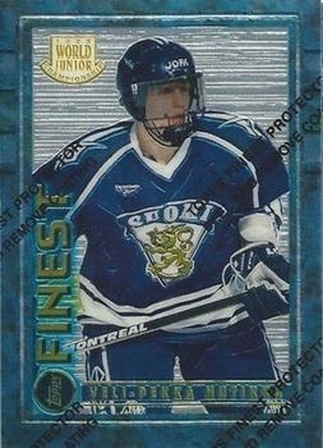 #135 Veli-Pekka Nutikka - Finland - 1994-95 Finest Hockey