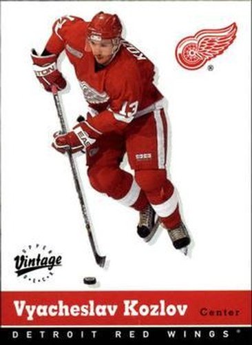 #135 Vyacheslav Kozlov - Detroit Red Wings - 2000-01 Upper Deck Vintage Hockey