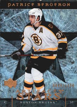 #135 Patrice Bergeron - Boston Bruins - 2007-08 Upper Deck Artifacts Hockey
