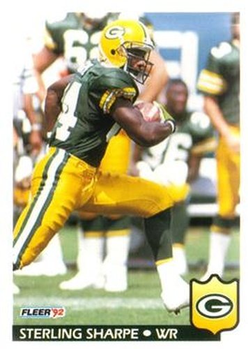 #135 Sterling Sharpe - Green Bay Packers - 1992 Fleer Football