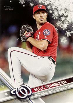 #HMW135 Max Scherzer - Washington Nationals - 2017 Topps Holiday Baseball