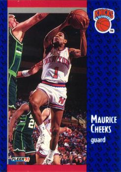 #135 Maurice Cheeks - New York Knicks - 1991-92 Fleer Basketball