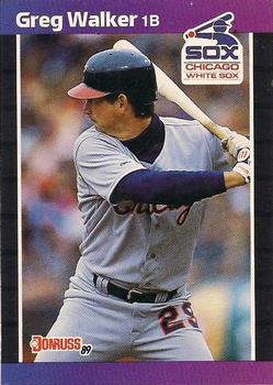 #135 Greg Walker - Chicago White Sox - 1989 Donruss Baseball