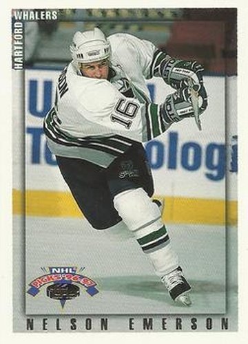 #135 Nelson Emerson - Hartford Whalers - 1996-97 Topps NHL Picks Hockey