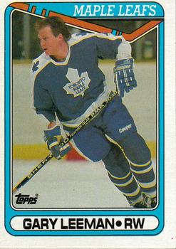 #135 Gary Leeman - Toronto Maple Leafs - 1990-91 Topps Hockey