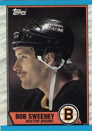 #135 Bob Sweeney - Boston Bruins - 1989-90 Topps Hockey
