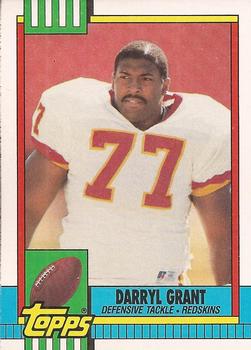 #135 Darryl Grant - Washington Redskins - 1990 Topps Football