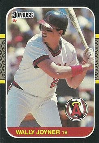 #135 Wally Joyner - California Angels - 1987 Donruss Baseball