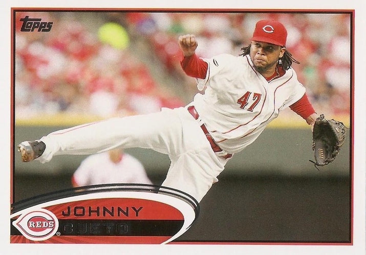 #135 Johnny Cueto - Cincinnati Reds - 2012 Topps Baseball