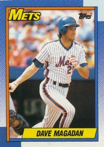 #135 Dave Magadan - New York Mets - 1990 Topps Baseball