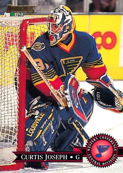 #135 Curtis Joseph - St. Louis Blues - 1995-96 Donruss Hockey