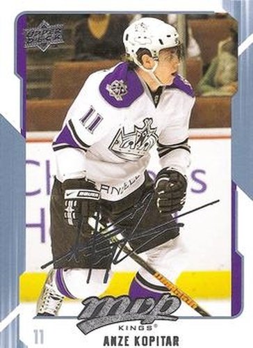 #135 Anze Kopitar - Los Angeles Kings - 2008-09 Upper Deck MVP Hockey