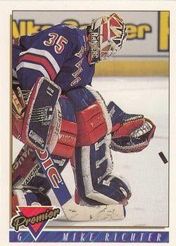 #135 Mike Richter - New York Rangers - 1993-94 Topps Premier Hockey