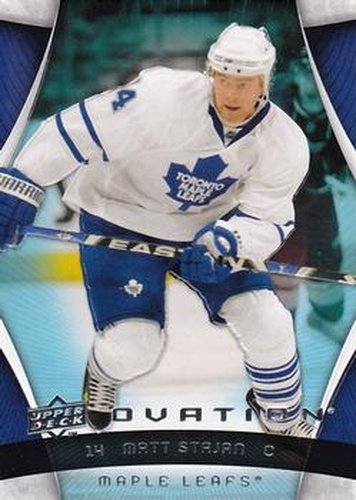 #135 Matt Stajan - Toronto Maple Leafs - 2009-10 Upper Deck Ovation Hockey