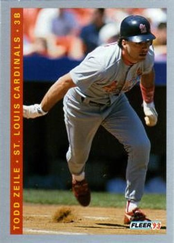 #136 Todd Zeile - St. Louis Cardinals - 1993 Fleer Baseball