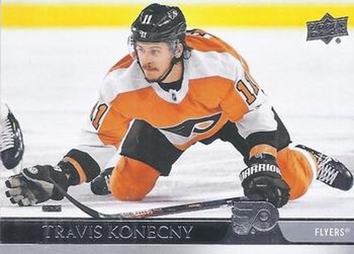#136 Travis Konecny - Philadelphia Flyers - 2020-21 Upper Deck Hockey
