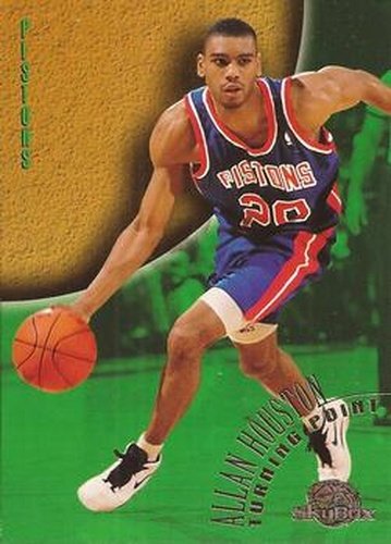 #136 Allan Houston - Detroit Pistons - 1995-96 SkyBox Premium Basketball