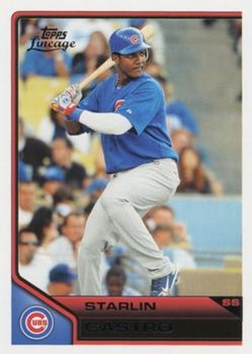 #136 Starlin Castro - Chicago Cubs - 2011 Topps Lineage Baseball