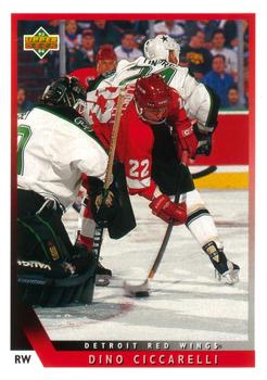 #136 Dino Ciccarelli - Detroit Red Wings - 1993-94 Upper Deck Hockey