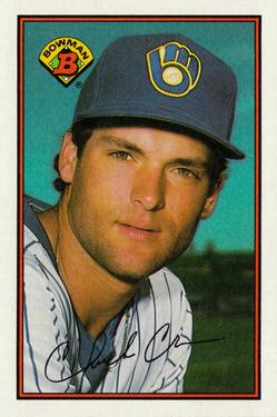 #136 Chuck Crim - Milwaukee Brewers - 1989 Bowman Baseball